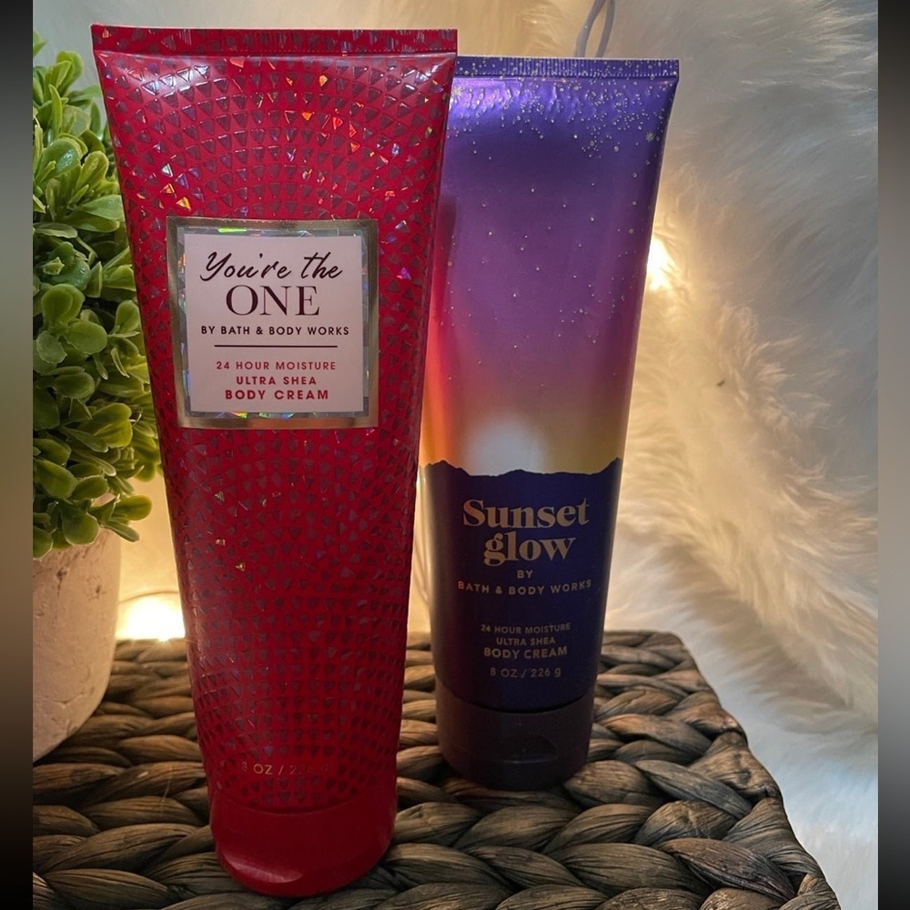 Bath and Body Works Body Creams “Sunset Glow” & “You’re the One”